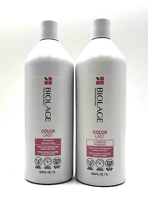 Matrix Biolage ColorLast Shampoo & Conditioner Liter Duo 33.8oz Each  *Sealed • $64.95