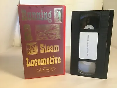 Running A Steam Locomotive VHS A Head Of Stem Video • $12.99