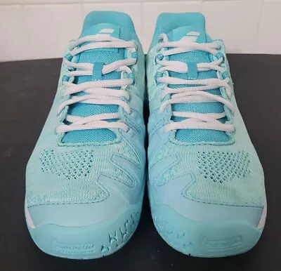 Babolat Women's Propulse Blast All Court Tennis Shoes Turquoise Sz 8.5 • $26.50