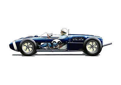 £95 • Buy Stirling Moss, 1961 Monaco Grand Prix Winner CANVAS PRINT