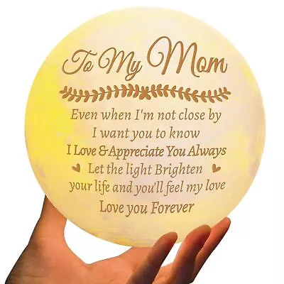 Mom Mothers Day Gift From Daughter Son Mom Moon Lamp Gifts Christmas Birthday... • $30.60