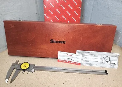 Starrett No. 120MZ-300 Dial Caliper - 0 - 300mm Range - Metric - Made In U.S.A.  • $465.95