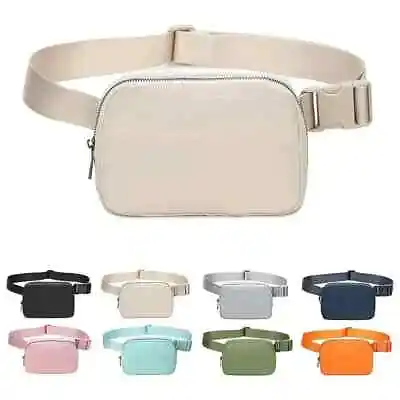 Belt Bag Nylon Sports Fanny Adjustable Strap Waterproof Mobile Phone Storage • $12.99