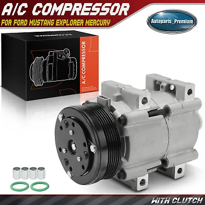 A/C Compressor W/ Clutch For Ford Mustang Explorer Aerostar Mercury Mountaineer • $134.99