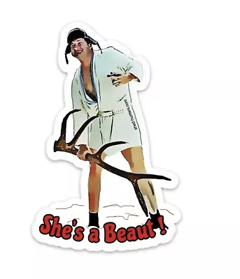 She’s A Beaut Cousin Eddie Elk  Decal  Vehicles Shed Antler Hunting Sticker • $6.49