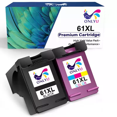 61XL Ink Cartridge Black For HP 61 XL OfficeJet 2620 2622 4630 4632 4635 Printer • $29.88