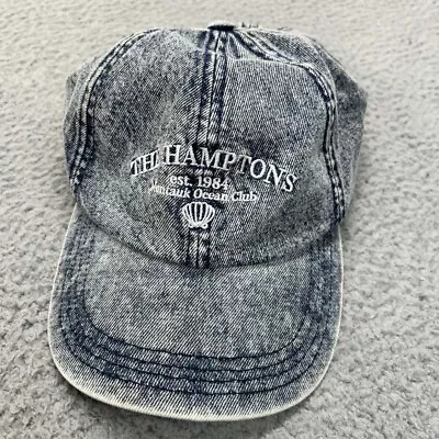 The Hamptons Hat Cap Mens One Size Strapback Denim H & M Ocean Club • $9.95