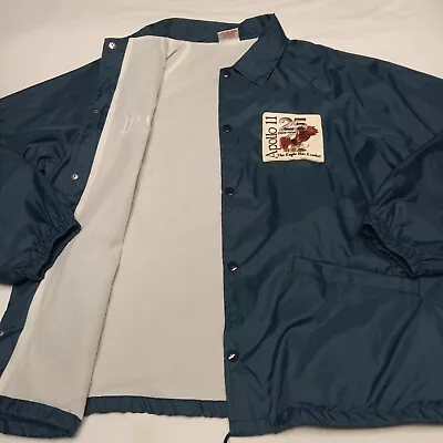 Vtg NASA  Apollo 11 Cardinal Coaches Jacket Large 25th Anniversary Team Member  • $169.97