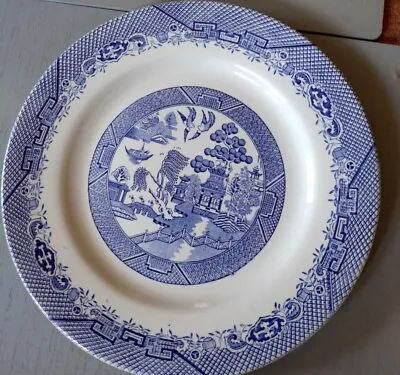 'Willow' Antique Plate By Barratts Staffordshire Staffordshire Ironstone • £2.99