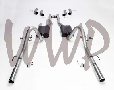 Performance Dual 2.5  Header Back Exhaust System Kit For 67-70 Ford Mustang V8 • $429.95