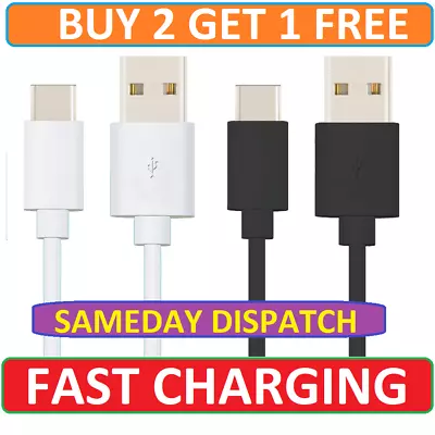 For Samsung Galaxy S10 S20 S21 FE Plus Ultra Note 8 9 USB Charger Charging Cable • £2.49