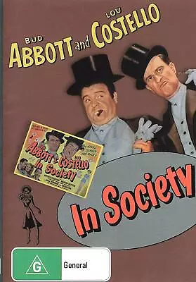 In Society (DVD) Steven Geray Bud Abbott Lou Costello Marion Hutton Kirby Grant • $12.74