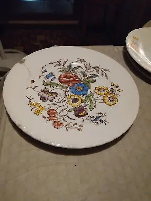 Vintage Vernon Kilns May Flower Hand Painted Dinnerware Collection 9 1/2  Plate • $9.25