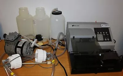 Full System! BioTek ELx405 Microplate Plate Washer W/BioTek Vacuum Pump & Bottle • $1850