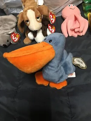 $80 • Buy Ty Beanie Baby Original Scoop The Pelican￼ The Beanie Baby Collection Plush Toy.