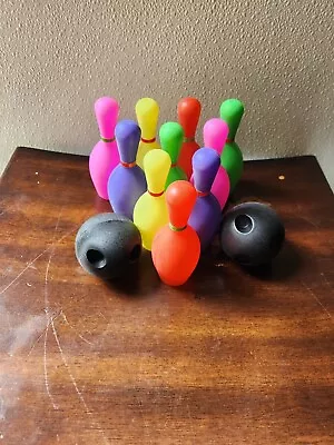 Toy Bowling Set For Toddlers/Young Children (12 Piece) 10 Pins 2 Balls • $4.49