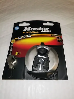 Master Lock Excell Stainless Steel Discus 80mm 11 X 17mm Padlock M50EURD • £9.95