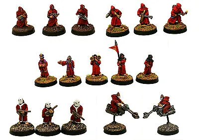 15mm Unpainted Sci-Fi Human Cultists-Hordes Of The Future Minis Multi-Listing 1  • £6