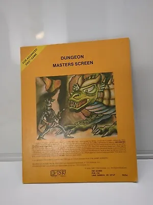 Vintage DUNGEON MASTERS SCREEN #9024 Dungeons Dragons Guide D&D TSR • $35