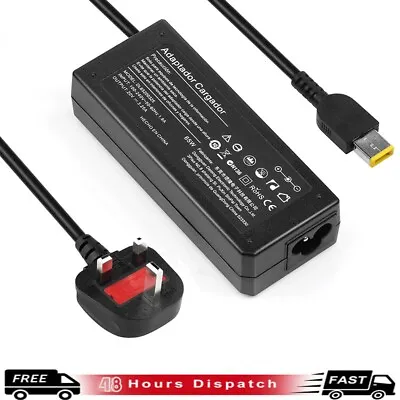 For Lenovo ThinkPad X240 X250 X260 T440S E540 65W USB Square Tip Laptop Charger  • £10.33