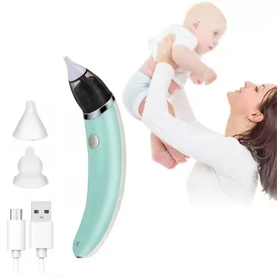 Electric Newborns Baby Nasal Aspirator Nose Cleaner Hygienic Nose Snot Cleaner • £9.99