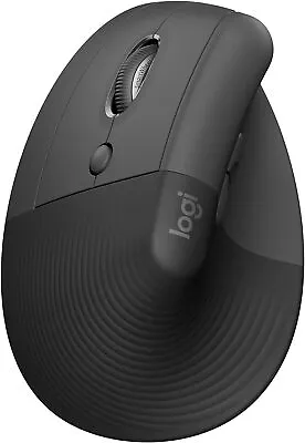 Logitech Lift Vertical Ergonomic Mouse Left-handed Wireless Windows/macOS • $37.95