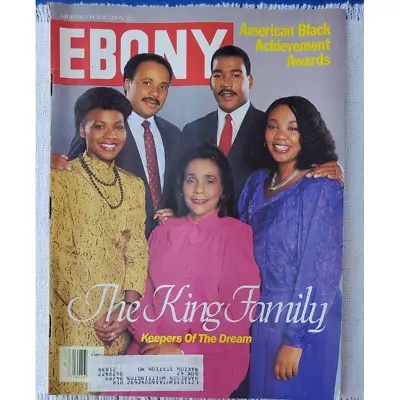 January 1987 Ebony Magazine King Family Martin Luther Black Achievement Awards • $9.99