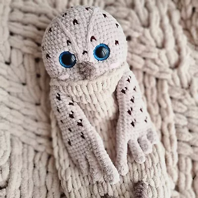 $50 • Buy Plush Owl Lovey Handmade Plush Toy Comforter Baby Snuggler Nursery Bedding