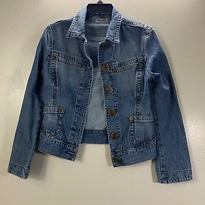 Vitamina Jeans Concept Products Blue Long Sleeves Jean Jacket Size S • $15
