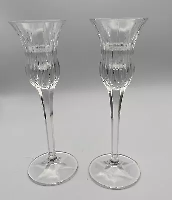 Mikasa Icicles Pair Of Crystal Candlesticks • $14.95