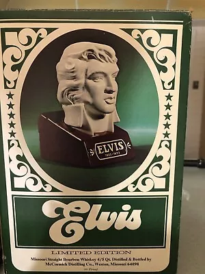 Elvis Presley Limited Edition Whiskey Decanter Just Now Emptied For Listing • $40