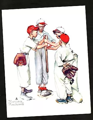 Al Campanis Signed Norman Rockwell Dodger Christmas Card • $5