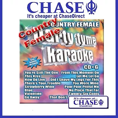 Party Tyme Karaoke Cd Cdg Cd+g Disc Backing Tracks Song Country Female Hits - - • £7.99