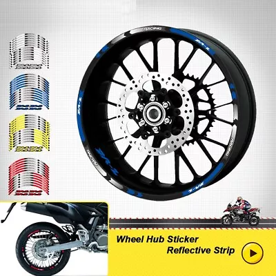 Rim Stripes Wheel Decals Tape Stickers For Suzuki Drz400sm Dr-z 400sm 2005-2023 • $14.55