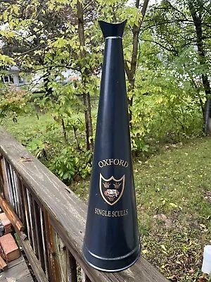 Vintage Steel Oxford Single Sculls Antique Coxswain Old Megaphone College Rowing • $289.25