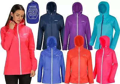 Regatta Womens Ladies Pack It III Waterproof Jacket Packaway Packable Foldable • £21.99