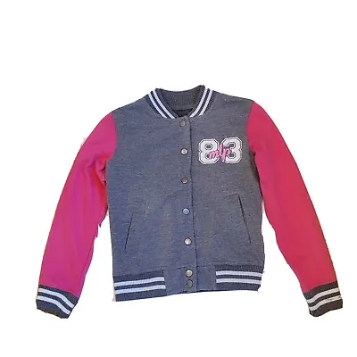 My Little Pony Jacket Mlp83 Pinky Pie Girls Size Medium 8-10 Gray And Pink GUC • $8.98