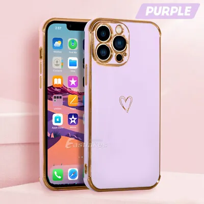 $8.95 • Buy Girly Heart Shockproof Case For IPhone 14 13 12 11 Pro Max XR 8 7 SE XS MAX Mini