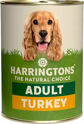 Harringtons Grain Free Hypoallergenic Wet Dog Food Cans 12x400g - Turkey With - • £22.59