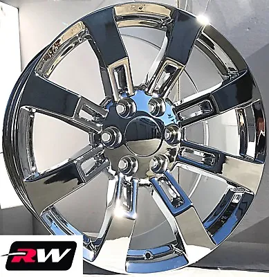 20 Inch Chevy Tahoe OE Replica Denali Wheels CK375 Chrome Rims 6x139.7 6x5.5 • $1579