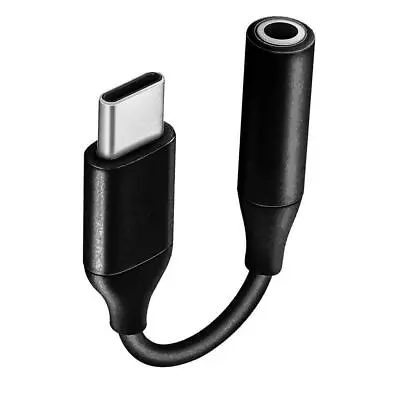 Official Samsung USB-C To 3.5mm Headphone Adaptor Audio Jack Black EE-UC10JUBE • £4.79