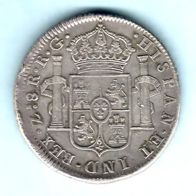 Mexico. 1821-ZsRG 8 Reales.. GVF/EF • $435