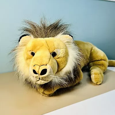 E & J Classic King Of The Jungle Lion 21” Long Plush Stuffed Animal • $25