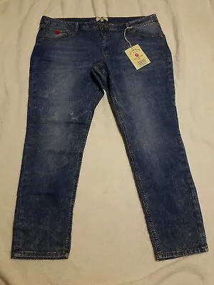 Red Jeans NYC Womens Size 19 20 X 30 Light Blue Skinny Fit High Rise Jean H72 • $17.84