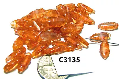 Czech Glass Leaf & Dagger Beads CHOICE OF COLOR SIZE LOT SIZE  • $1.39
