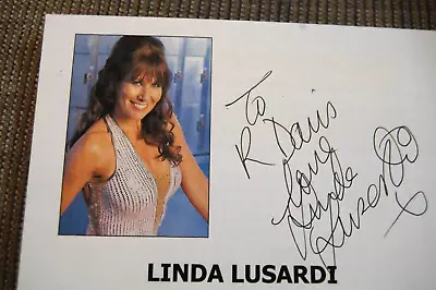 Linda Lusardi Signed Envelope Dedicated • £5.99