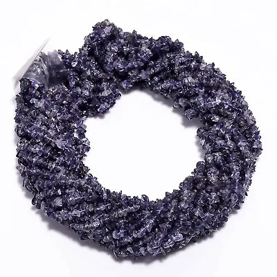 Natural Iolite Gemstone Fancy Shape Uncut Beads 5X4 7X6 Mm Strand 34  UCA-201 • $7.42