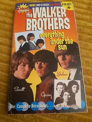 The Walker Brothers Everything Under The Sun - Five CD Box Set With 48 Page Book • £10.50