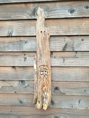£44.99 • Buy Chainsaw Carved Green Man / Wood Spirit 