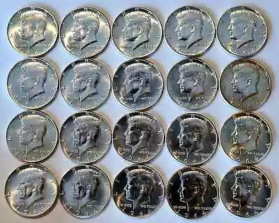 1964 P BU Kennedy Half Dollar Roll - 90% Silver 20 Coin Roll • $249.99